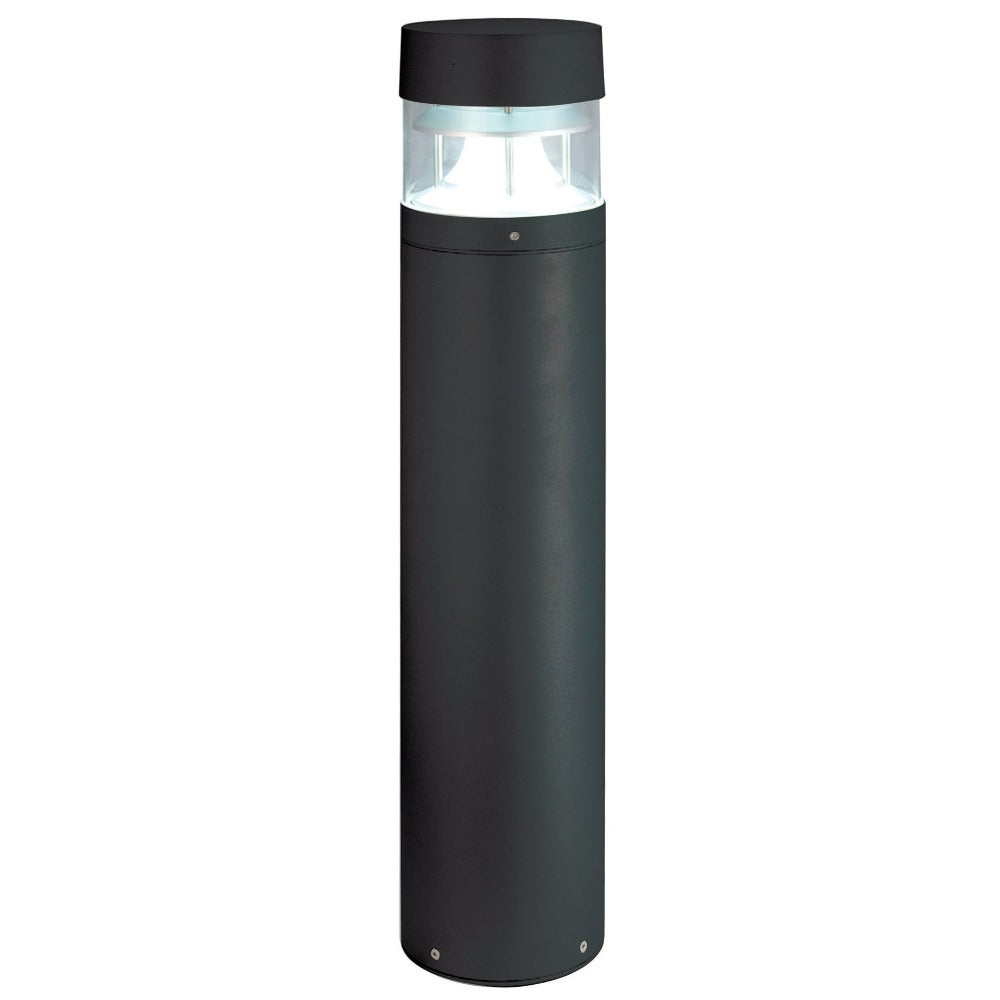 LED Outdoor Bollard Light Post 980mm | 8W E27 IP44 Dimmable | 1100 lm | Die-Cast Aluminium | Black | 2700K