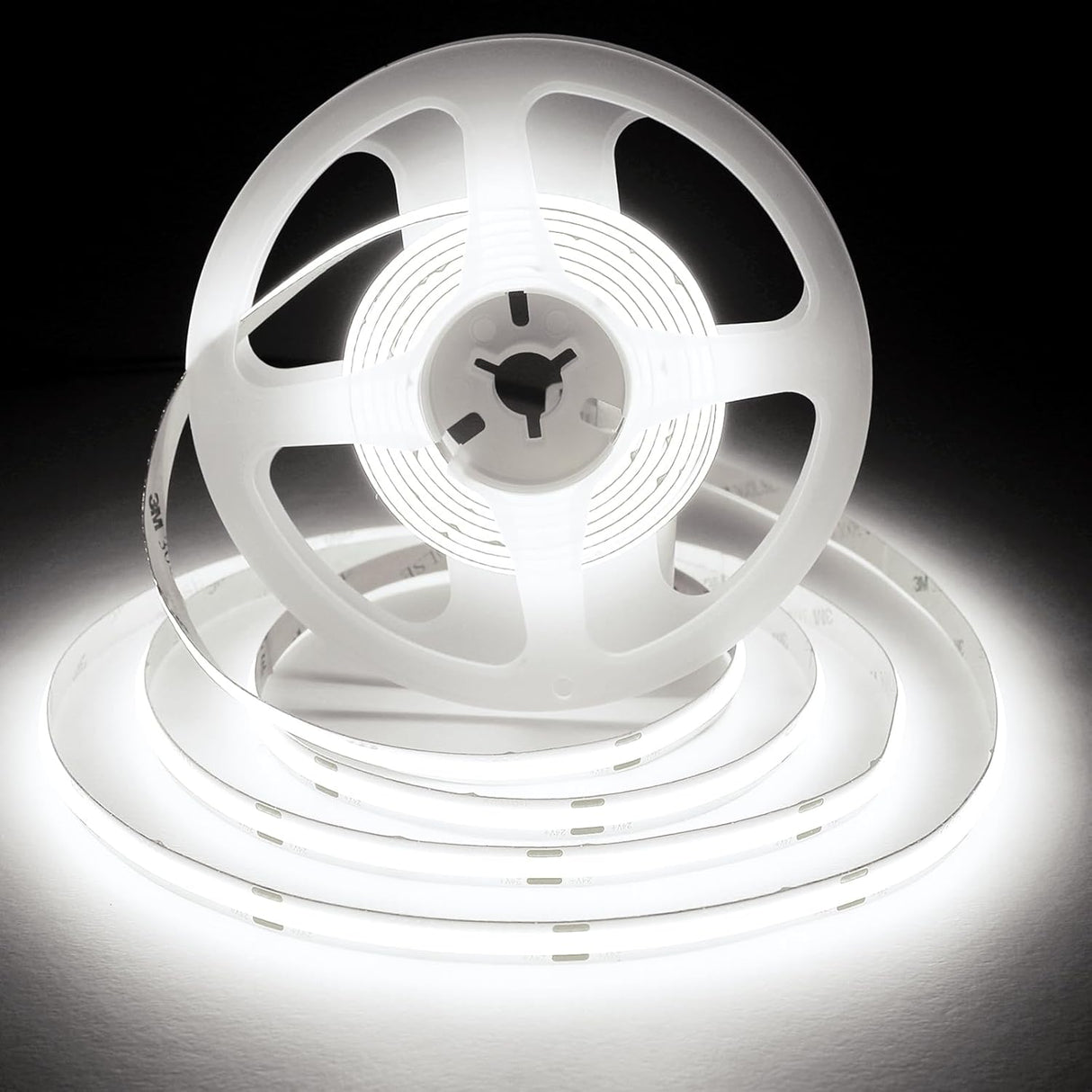 24V Seamless Dotless LED Tape Strip Light | 5W COB LED | Dimmable | Daylight White 6000K | Sold Per Metre