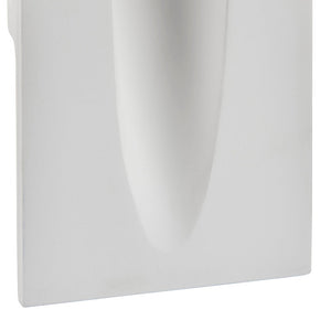 Teardrop Trimless Plaster In Wall Light | 1.6W LED | 3000K Warm White | IP20 | White