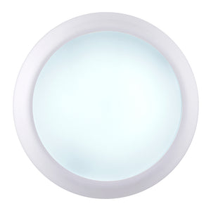 ACTON MINI Small 251mm Slim Bulkhead Light | LED Multi Wattage 1200lm | Tri-Colour CCT | IP65 | White