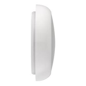 ACTON MINI Small 251mm Slim Bulkhead Light | LED Multi Wattage 1200lm | Tri-Colour CCT | IP65 | White | Microwave Sensor