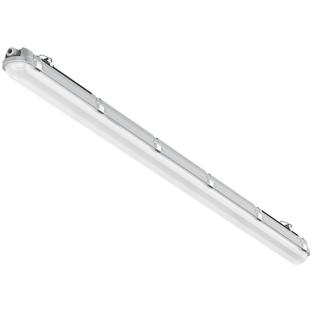 BATTERSEA Non-Corrosive LED Batten Light | 5ft Single 4200lm | CCT Tri-Colour & Multi Wattage | IP66 | Microwave Sensor