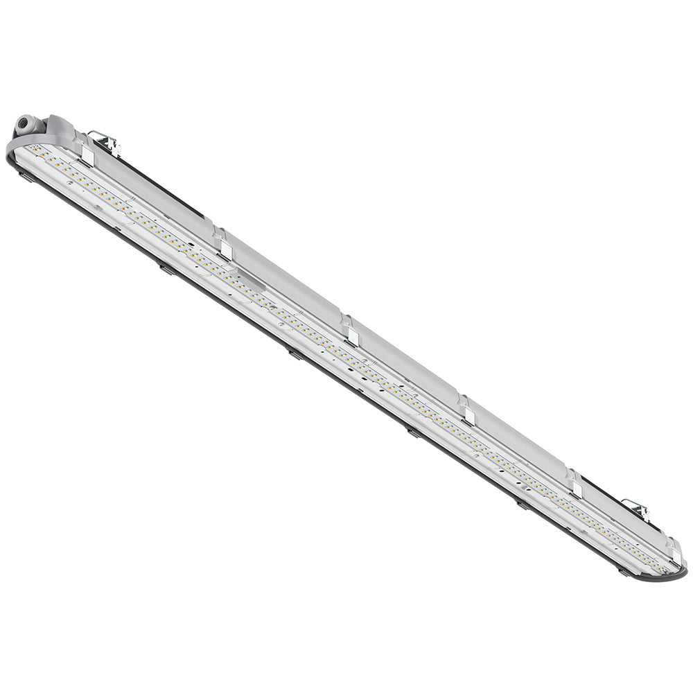 BATTERSEA Non-Corrosive LED Batten Light | 5ft Single 4200lm | CCT Tri-Colour & Multi Wattage | IP66 | Standard