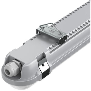 BATTERSEA Non-Corrosive LED Batten Light | 6ft Single 4800lm | CCT Tri-Colour & Multi Wattage | IP66 | Emergency