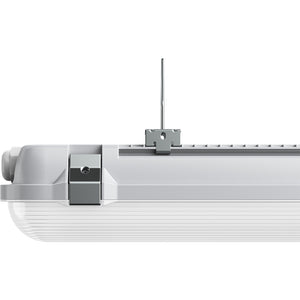 BATTERSEA Non-Corrosive LED Batten Light | 5ft Twin 7200lm | CCT Tri-Colour & Multi Wattage | IP66 | Microwave Sensor