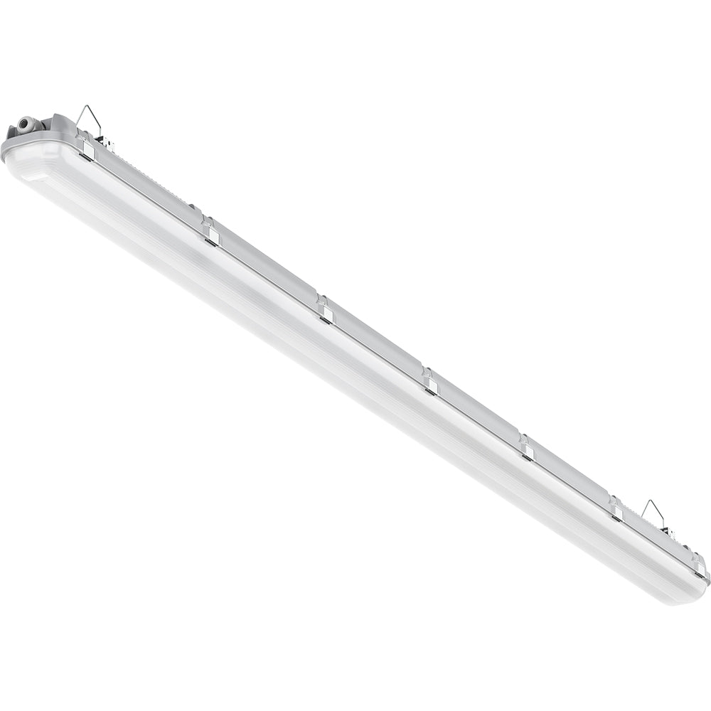 BATTERSEA Non-Corrosive LED Batten Light | 6ft Twin 9600lm | CCT Tri-Colour & Multi Wattage | IP66 | Emergency