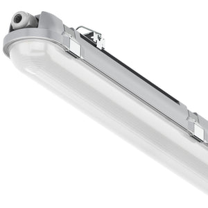 BATTERSEA Non-Corrosive LED Batten Light | 6ft Twin 9600lm | CCT Tri-Colour & Multi Wattage | IP66 | Emergency