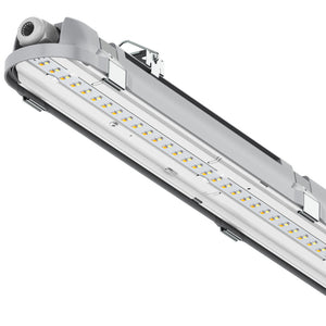 BATTERSEA Non-Corrosive LED Batten Light | 5ft Single 4200lm | CCT Tri-Colour & Multi Wattage | IP66 | Standard