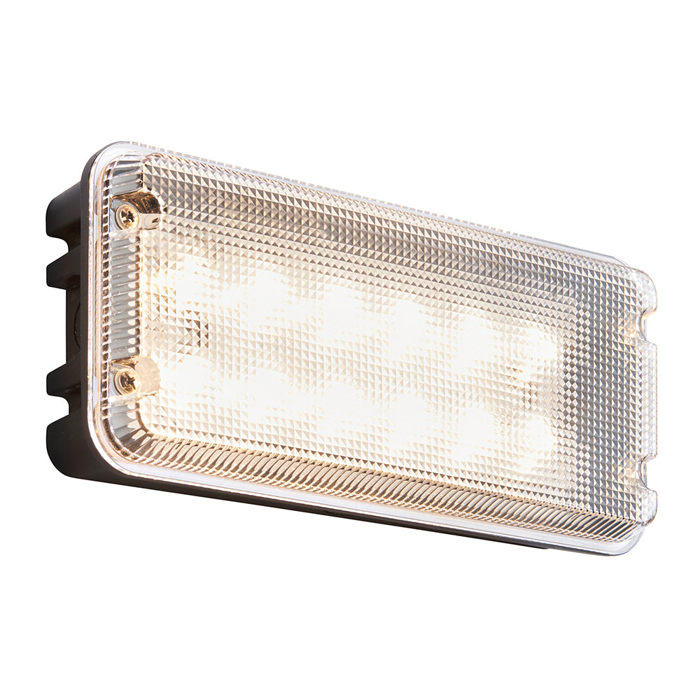 AVIT Rectangle Bulkhead Light Fitting | LED 10W 1200lm | CCT Tri-colour  | IP65 | Black