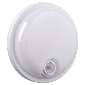 SOHO Compact Bulkhead Light Fitting | LED 15W 1500lm | CCT Tri-Colour | IP65 | PIR Motion Sensor