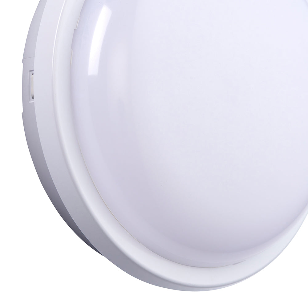 SOHO Compact Bulkhead Light Fitting | LED 15W 1500lm | CCT Tri-Colour | IP65 | 15cm