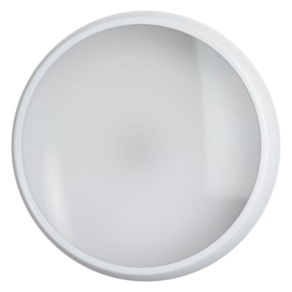 EUSTON CCT Slim Bulkhead Light Fitting | LED 14W 1430lm | CCT Tri-Colour Switchable | IP65 | Microwave Motion Sensor