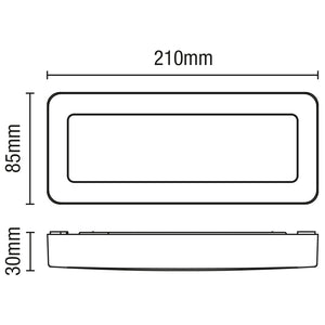 Outdoor Surface Wall Brick Light | LED 3W | IP65 | 4000K Neutral White | Anthracite