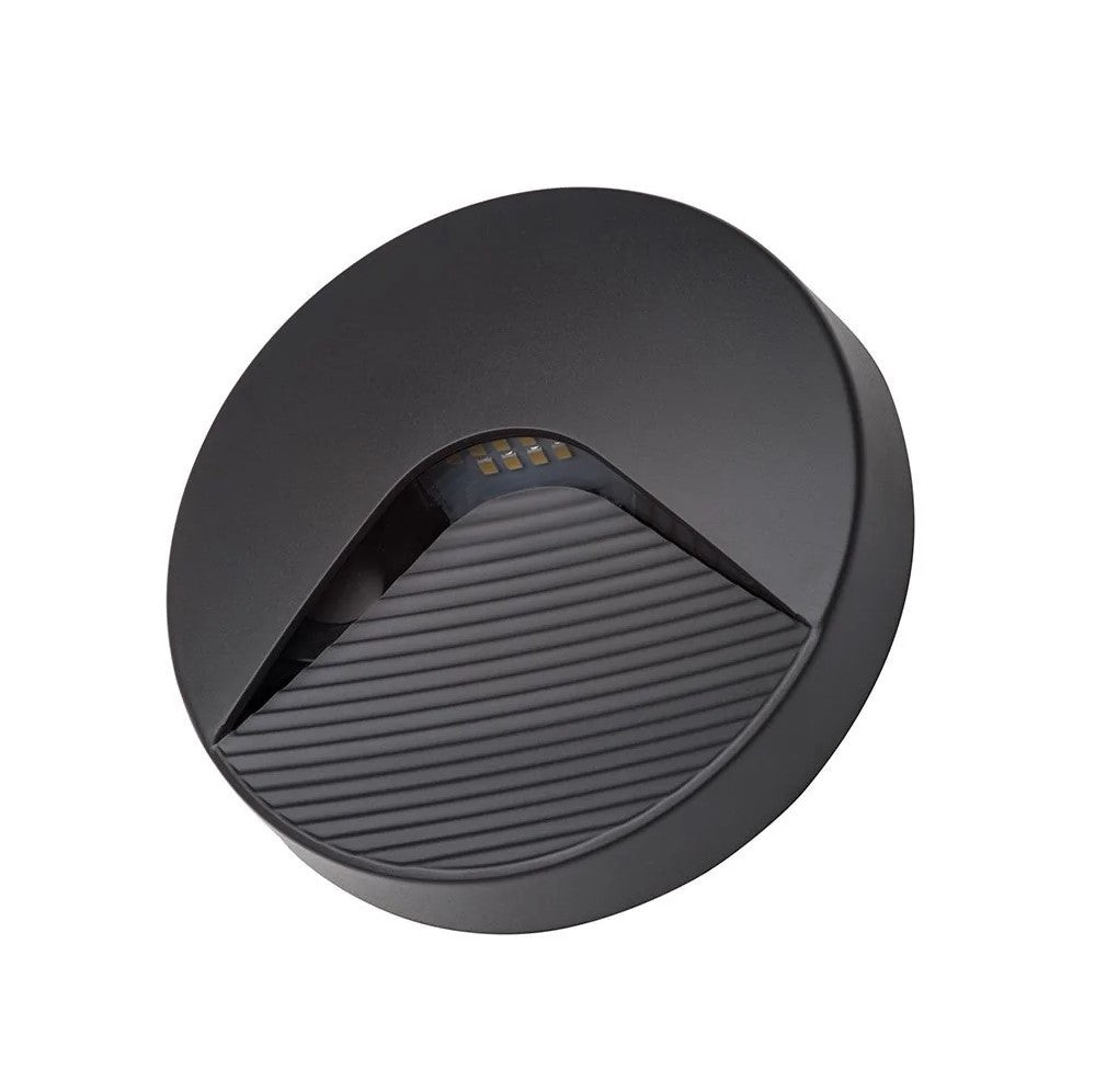 Outdoor Surface Indirect Round Wall Brick Step Light | LED 2W | IP65 | 4000K Neutral White | Anthracite