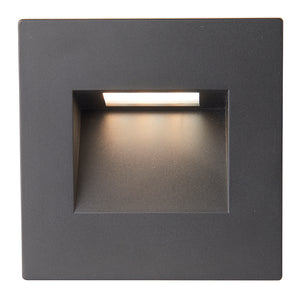 Recessed Indirect Square Wall Step Brick Stair Light for Indoor / Outdoor | LED CCT 1.5W | IP65 | 3000K, 4000K & 6500K | Black