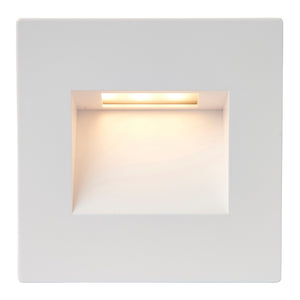 Recessed Indirect Square Wall Step Brick Stair Light for Indoor / Outdoor | LED CCT 1.5W | IP65 | 3000K, 4000K & 6500K | White