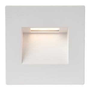 Recessed Indirect Sqaure Wall Step Brick Stair Light for Indoor / Outdoor | LED CCT 1.5W | IP65 | 3000K, 4000K & 6500K | White