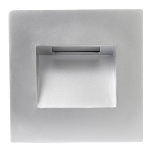 Recessed Indirect Sqaure Wall Step Brick Stair Light for Indoor / Outdoor | LED CCT 1.5W | IP65 | 3000K, 4000K & 6500K | Silver