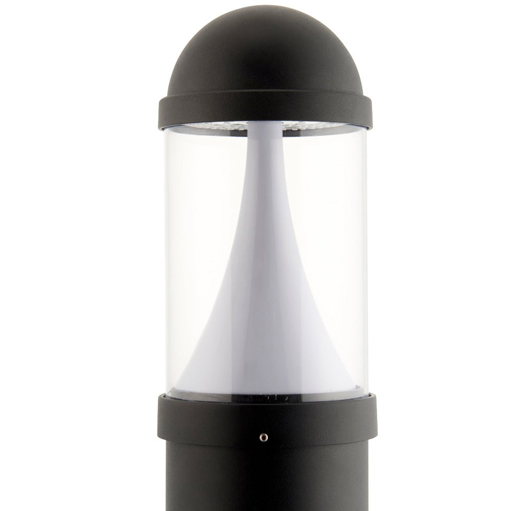 Tri-Colour CCT Switchable Outdoor Bollard Light Post 800mm | E27 IP65 | Black | 3000K, 4000K & 6000K