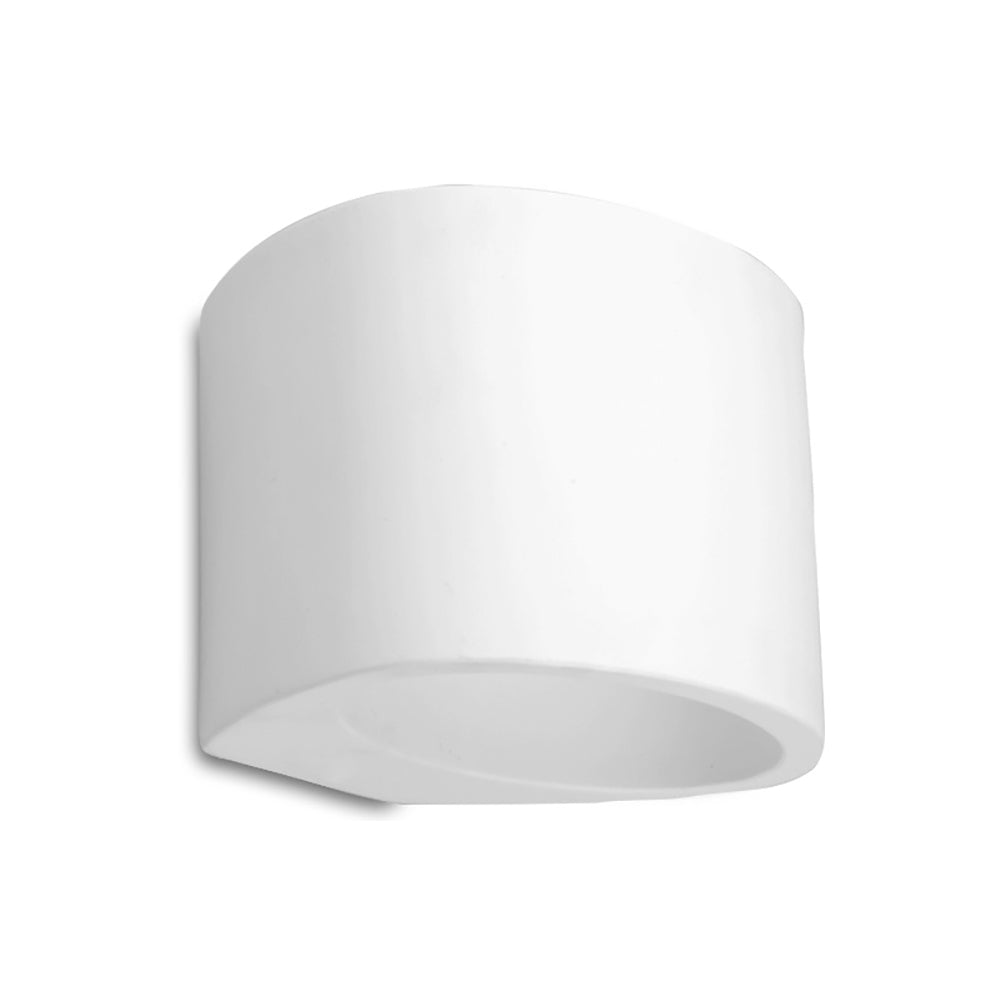 KENTON LED Cylinder Plaster Uplighter Wall Fitting | G9 | Up Down Light Effect | 3000K Warm White Dimmable