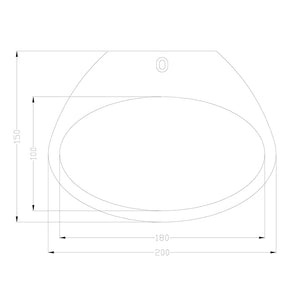 KENTON LED Cylinder Plaster Uplighter Wall Fitting | G9 | Up Down Light Effect | 3000K Warm White Dimmable