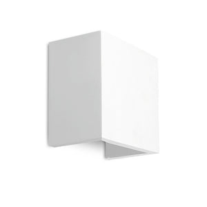 PALMER LED Rectangle Paintable Plaster Wall Uplighter Light | G9 | Up Down Light Effect | 3000K Warm White Dimmable