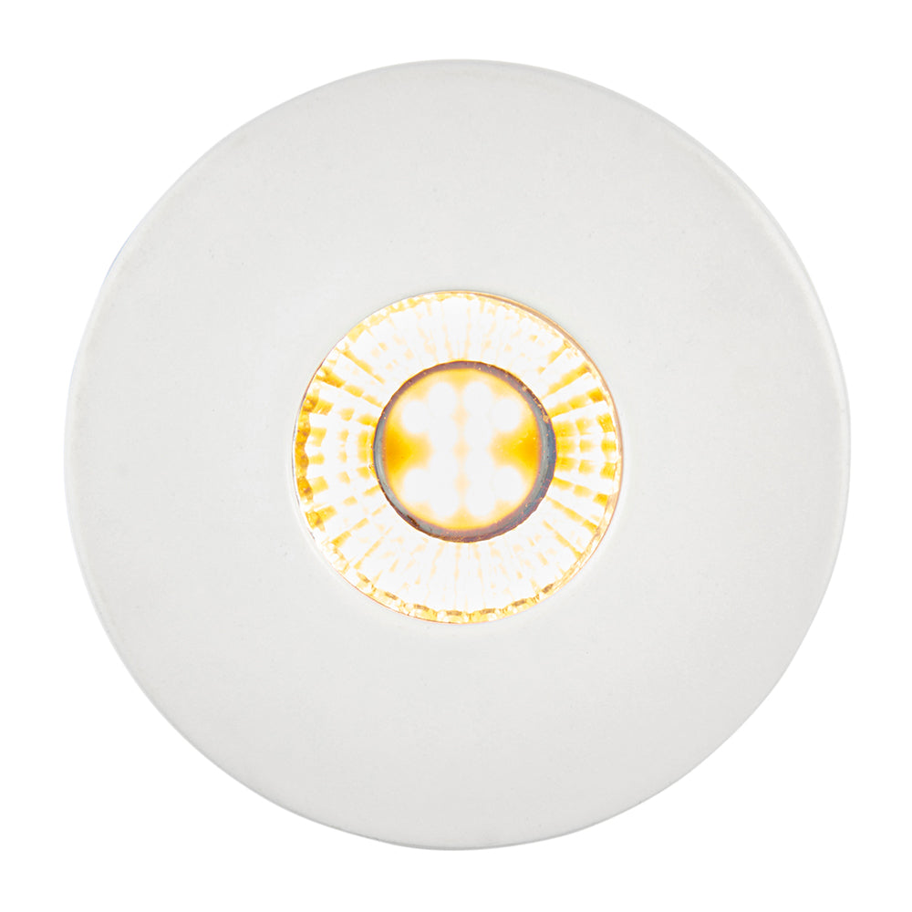 LALO | LED Mini Downlight Aluminium | 4W 240lm | IP44 | 3000K Warm White | White