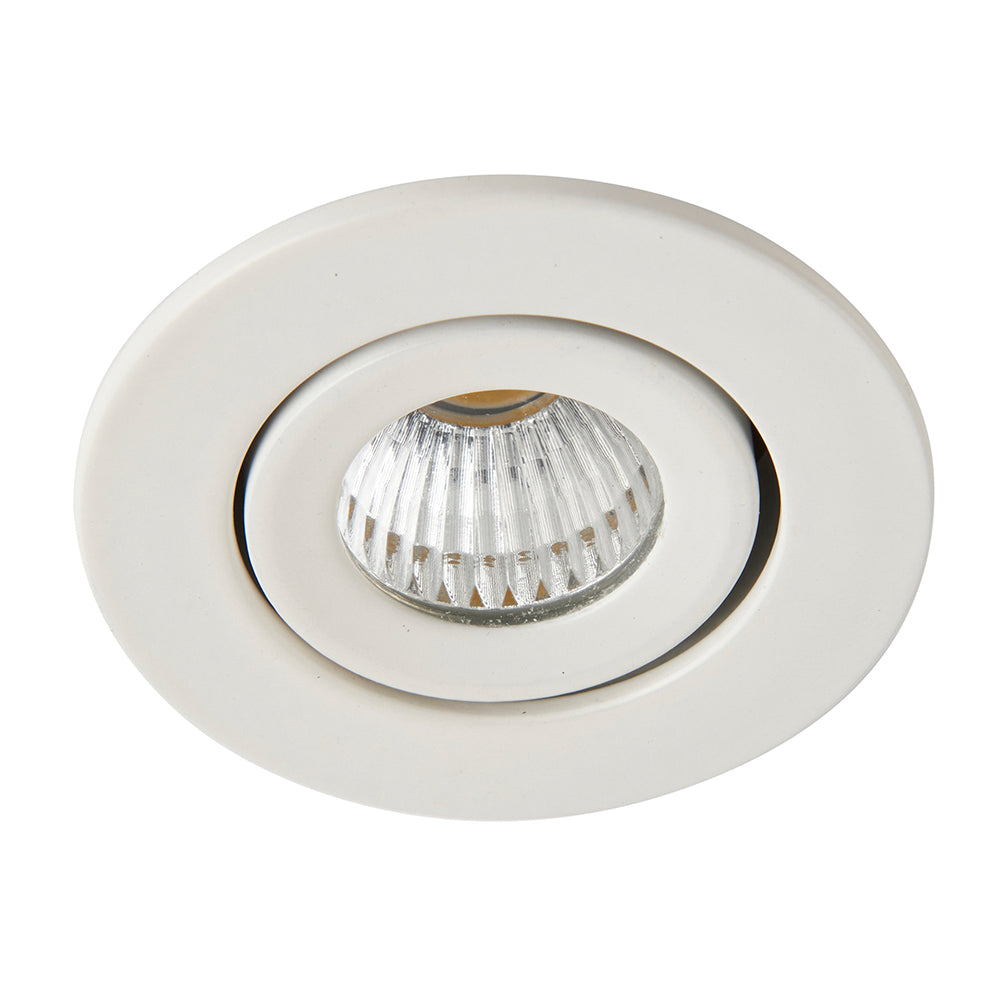 LALO | LED Tilt Mini Downlight Aluminium | 4W 240lm | IP44 | 4000K Neutral White | White