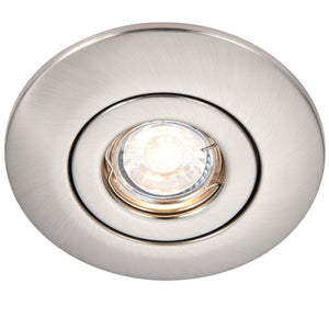 Downlight Converter Plate Kit | GU10 | IP20 | Brushed Chrome