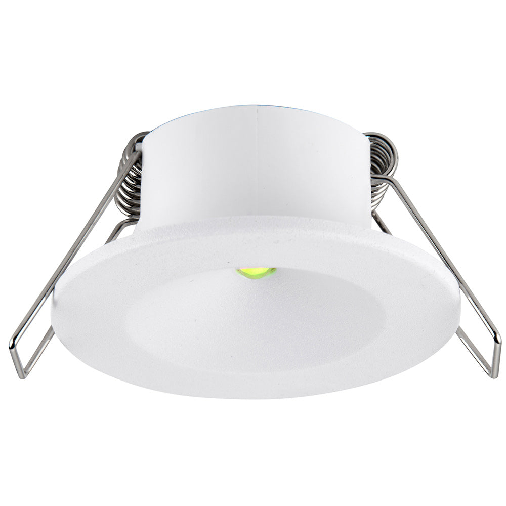 AXIO Mini Non Maintained LED Downlight Pin Spot Light | LED 2W 150lm | 6500K Daylight | IP20 | 3hr Emergency