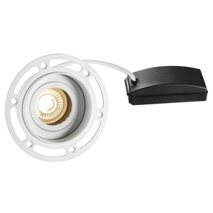 ELDON LED Plaster-in Trimless Round Downlight | Adjustable | GU10 | White | 6000K Daylight White Dimmable