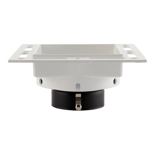 ELDON LED Plaster-in Trimless Square Downlight | Adjustable | GU10 | White | 4000K Neutral White Dimmable