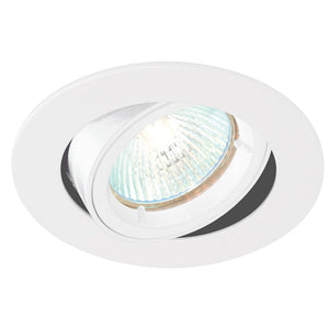 Adjustable Tilt Recessed Downlight Fitting | GU10 | IP20 | White