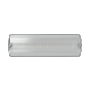 APEX Rectangle Fire Exit Bulkhead Light Fitting | LED 3.5W 254lm | 4000K Daylight White | IP65 | 3hr Emergency SELF TEST