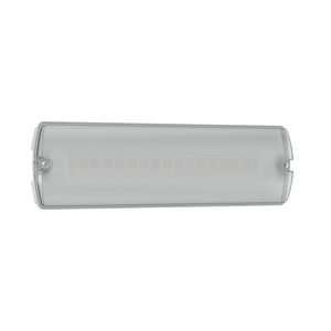 APEX Rectangle Fire Exit Bulkhead Light Fitting | LED 3.5W 254lm | 4000K Daylight White | IP65 | 3hr Emergency SELF TEST