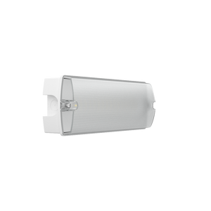 APEX Rectangle Fire Exit Bulkhead Light Fitting | LED 3.5W 254lm | 4000K Daylight White | IP65 | 3hr Emergency SELF TEST