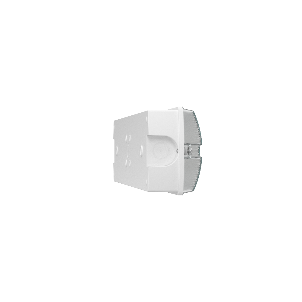 APEX Rectangle Fire Exit Bulkhead Light Fitting | LED 3.5W 254lm | 4000K Daylight White | IP65 | 3hr Emergency SELF TEST