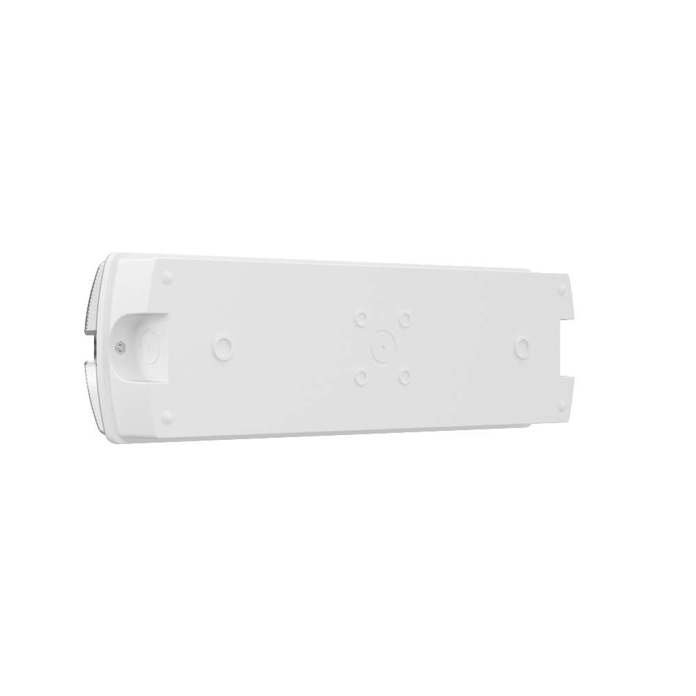 APEX Rectangle Fire Exit Bulkhead Light Fitting | LED 3.5W 254lm | 4000K Daylight White | IP65 | 3hr Emergency SELF TEST