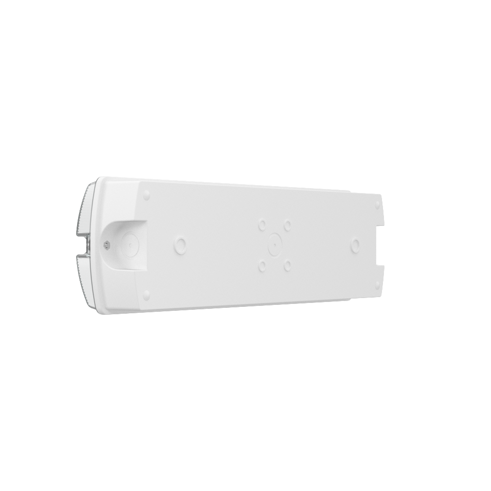 APEX Rectangle Fire Exit Bulkhead Light Fitting | LED 3.5W 254lm | 4000K Daylight White | IP65 | 3hr Emergency SELF TEST