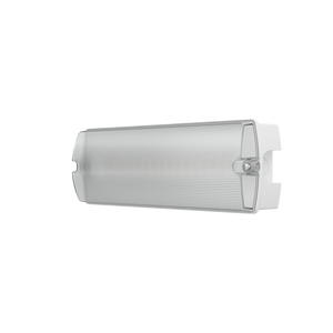 APEX Rectangle Fire Exit Bulkhead Light Fitting | LED 3.5W 254lm | 4000K Daylight White | IP65 | 3hr Emergency SELF TEST