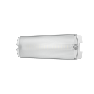 APEX Rectangle Fire Exit Bulkhead Light Fitting | LED 3.5W 254lm | 4000K Daylight White | IP65 | 3hr Emergency SELF TEST