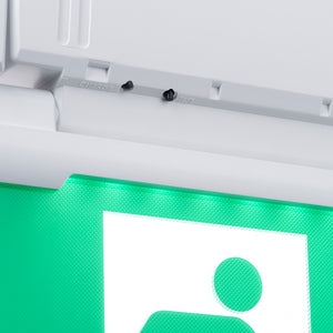 6in1 Surface Wall / Ceiling Exit Running Man Sign Light | LED 3.5W | 6500K Daylight White | IP20 | 3hr Emergency