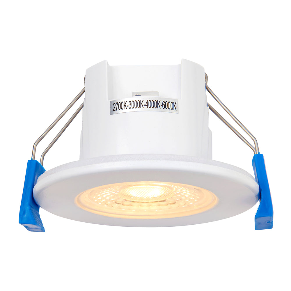 4CCT LITE | LED Fire Rated Downlight | Dimmable 5W 5200lm | IP65 | White