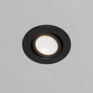 EDEN | Tri-Colour CCT | LED Tilt Adjustable Fire Rated Downlight | Dimmable 7W 700lm | IP65 | Black