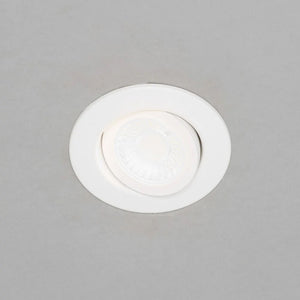 EDEN | Tri-Colour CCT | LED Tilt Adjustable Fire Rated Downlight | Dimmable 7W 700lm | IP65 | White