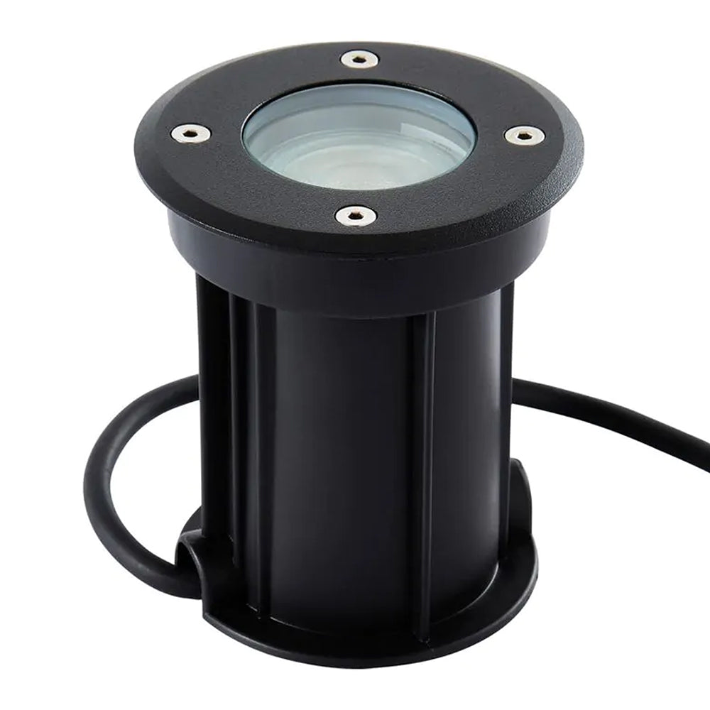 PAN | LED Outdoor Ground & Drive-Over Light | CCT 3000K 4000K 6000K | GU10 IP67 | Black