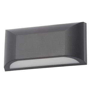 POOLE | Outdoor Curved Down Wall Light Fitting | 5W LED | 4000K Neutral White | IP55 | Black