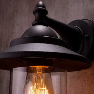 Outdoor Fisherman Vintage Nautical Industrial Lantern Wall Porch Light | E27 | IP44 | Anthracite