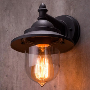 Outdoor Fisherman Vintage Nautical Industrial Lantern Wall Porch Light | E27 | IP44 | Anthracite