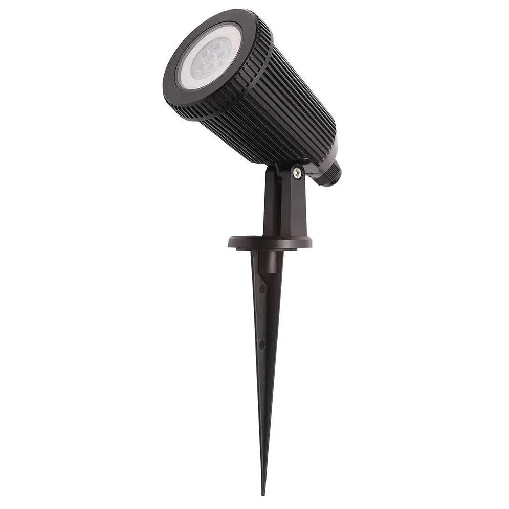 Adjustable Outdoor Garden Wall or Spike Ground Spot Light | GU10 | IP65 | Black